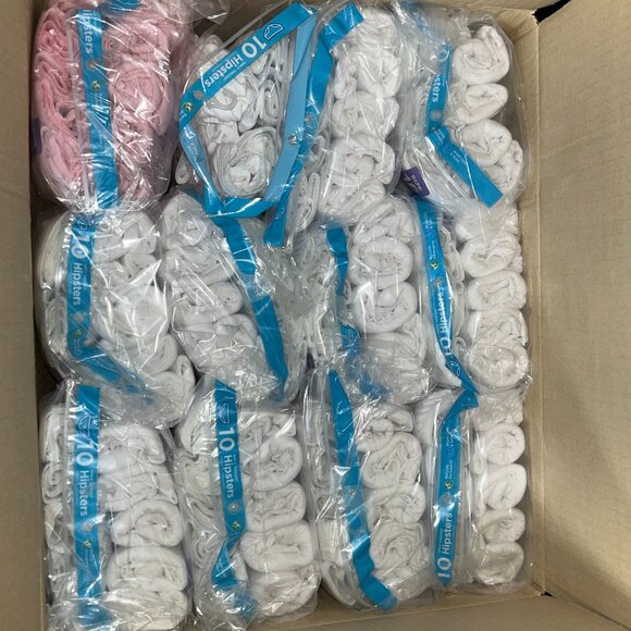 Hanes Girl’s Hipster Underwear – LOT - 220 pcs – 20 packs (10 pcs eac) – Size 16 - Picture 2 of 3